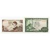 Image 1 : Banco de Espana. 1965. Pair of Issued Notes.