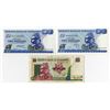 Image 1 : Reserve Bank of Zimbabwe, 1980-1997, Trio of Issued Notes.
