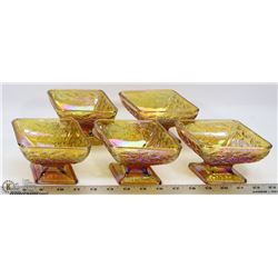 ESTATE FLAT OF VINTAGE DEPRESSION GLASS BOWLS