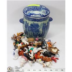 ANTIQUE VICTORIAN COOKIE JAR