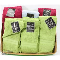 FLAT OF ASSORTED HAND TOWELS