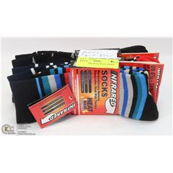 3 PACK MENS HEAT WAVE SOCKS