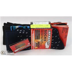 3 PACK MENS HEAT WAVE SOCKS