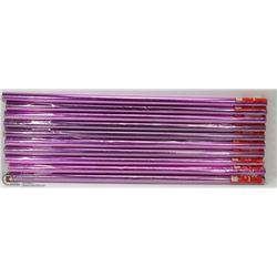 10 ROLLS OF METALLIC GIFTWRAP