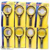 Image 1 : LOT OF 8 MAGNIFYING GLASS LOUPE