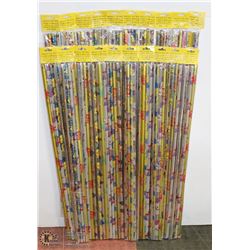 20 PACKS OF METALLIC GIFT WRAP