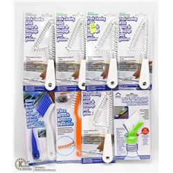 BUNDLE OF TRACK CLEANING BRUSH'S AND OTHER BRUSHES