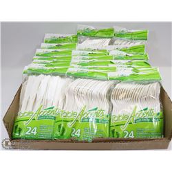 FLAT OF ASSORTED DISPOSABLE CUTLERY