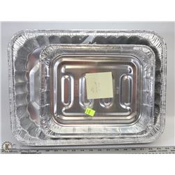 LOT OF 20 DISPOSABLE ALUMINUM CONTAINERS