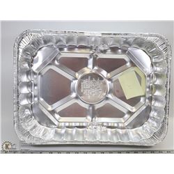 LOT OF 15 DISPOSABLE ALUMINUM CONTAINERS