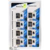 Image 1 : LOT OF 8 NEW 32GB MICRO SD CARDS WITH ADAPTORS