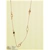 Image 1 : 17) STERLING SILVER GEMSTONE NECKLACE