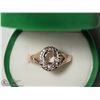 Image 2 : 20) STERLING SILVER MORGANITE RING SIZE 7.25