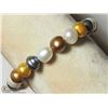 Image 2 : 21) STERLING SILVER FRESHWATER PEARL FLEXIBLE
