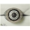 Image 1 : 27) STERLING SILVER CZ MEN'S RING SIZE 9.25