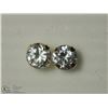 Image 1 : 28) 14K GOLD CZ EARRINGS