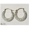 Image 2 : 40) 10KT CZ EARRINGS