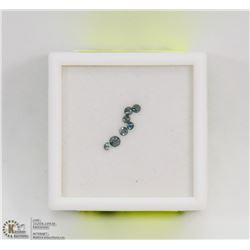 43) GENUINE BLUE DIAMOND GEMSTONES
