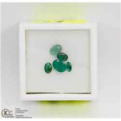 46) GENUINE EMERALD ASSORTED GEMSTONES