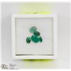 Image 1 : 46) GENUINE EMERALD ASSORTED GEMSTONES