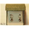 Image 2 : STERLING SILVER CZ EARRINGS