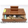 Image 1 : ESTATE MENS JEWELRY AND VALET BOX.