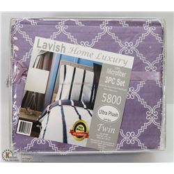TWIN SIZE LAVISH HOME LUXURY SHEET SET