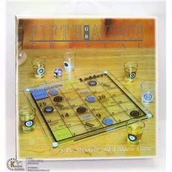 NEW ADULT SHOOTERS & LADDERS GAME SET.
