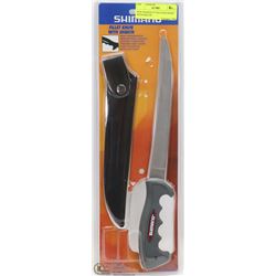 NEW SHIMANO 9" FILLETING KNIFE WITH SHEATH
