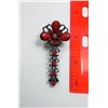 Image 1 : 16 - SILVER TONE & RED KEY DESIGN