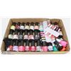Image 1 : LOT OF 34 GEL NAIL COLORS VALUE APPROX $300.00