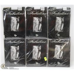 LOT OF 6 ASSORTED PANTY HOSE
