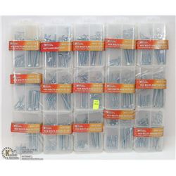 LOT OF HEX BOLTS AND NUTS SETS