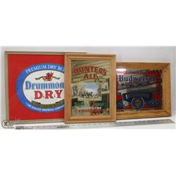 BEER TRIBUTE MAN CAVE ART.