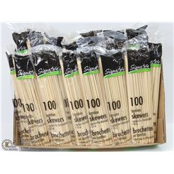 FLAT OF BAMBOO SKEWERS