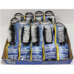 FLAT OF ALLOY AND STEEL WHEEL BRUSHES