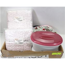 LOT WITH 3 NEW PACKAGES OF DISPOSABLE HEADBANDS