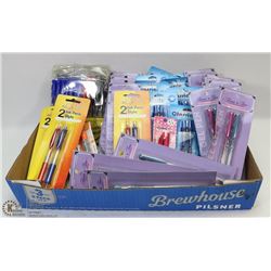 FLAT OF ASSORTED PENS