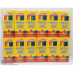 12 PACKS OF PLAYSKOOL WASHABLE SUPER TIP MARKERS