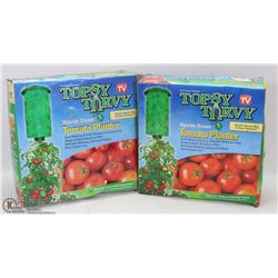 2 UPSIDE DOWN TOMATO PLANTERS ,AS YOU SEEN ON TV