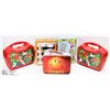 Image 1 : LOT OF 5 LUNCH BOXES - 3 TIN, 2 PLASTIC