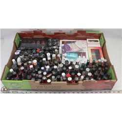 LOT OF 150+ NAILPOLISHES AND GEL PRODUCTS INCL