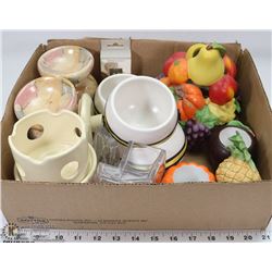 BOX OF SCENTSY AND PARTYLITE