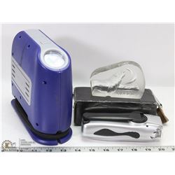 COMPACT AIR COMPRESSOR WITH NEW SELF POWERED LED