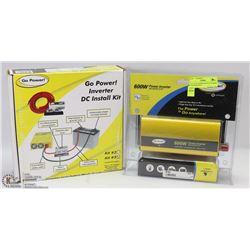 LOT OF GO POWER 600 WATT POWER INVERTER WITH