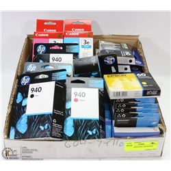BOX OF MIXED INK CARTRIDGES