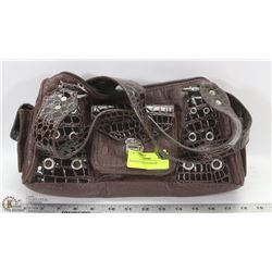 WOMEN'S FAUX SNAKE SKIN PURSE