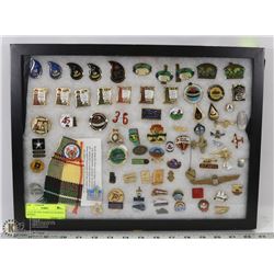 A LOT OF PINS ALBERTA'S OILSMENS BONSIEL