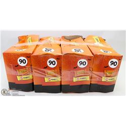 4 BOXES OF 90 SNACK SIZE CHOCOLATE BARS