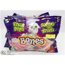 6 BAGS OF BONES FRUIT POPS - 25 PER BAG